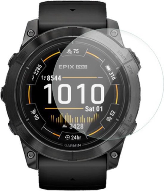 Strapit Screen protector glas geschikt voor Garmin Epix Pro 51mm bol