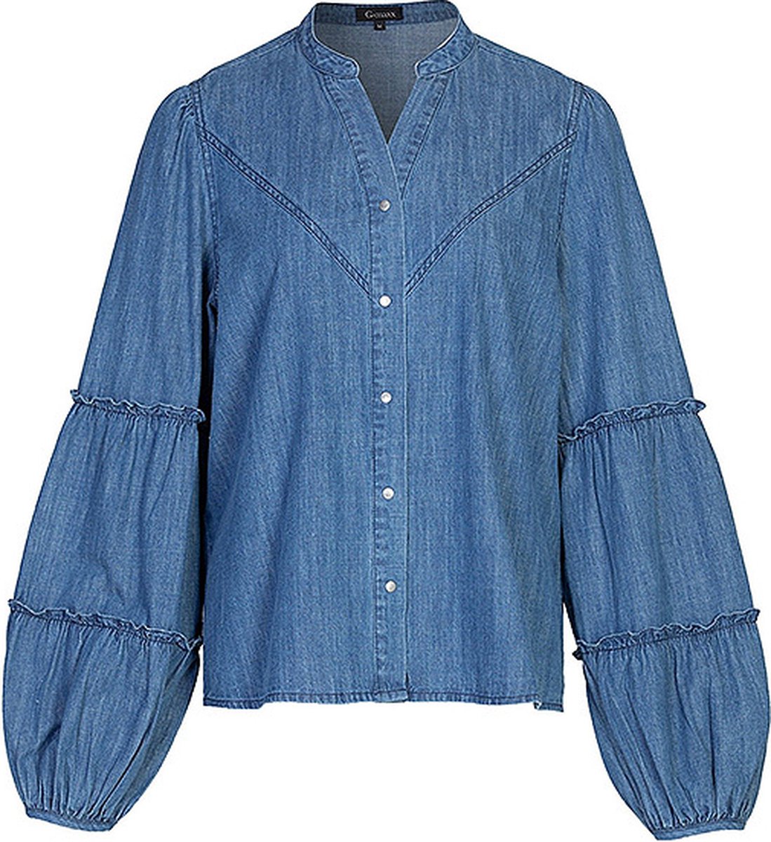 G-maxx blouse Aimy - denim lichtblauw