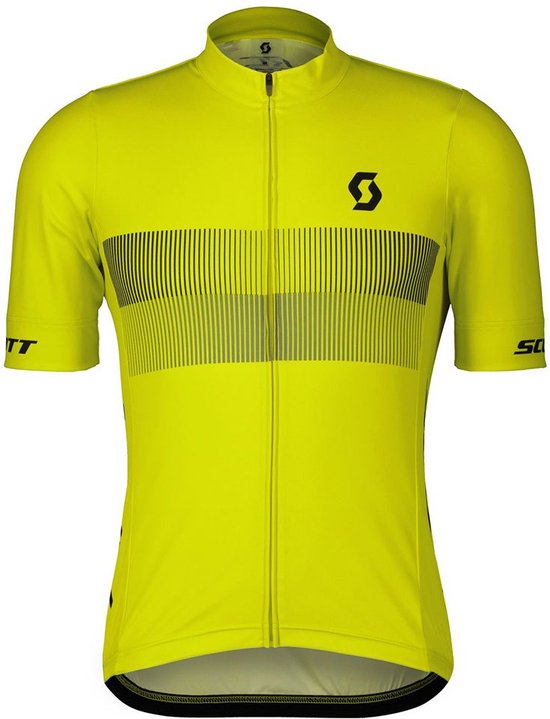 Scott Rc Team 10 Jersey Met Korte Mouwen Geel 2XL Man