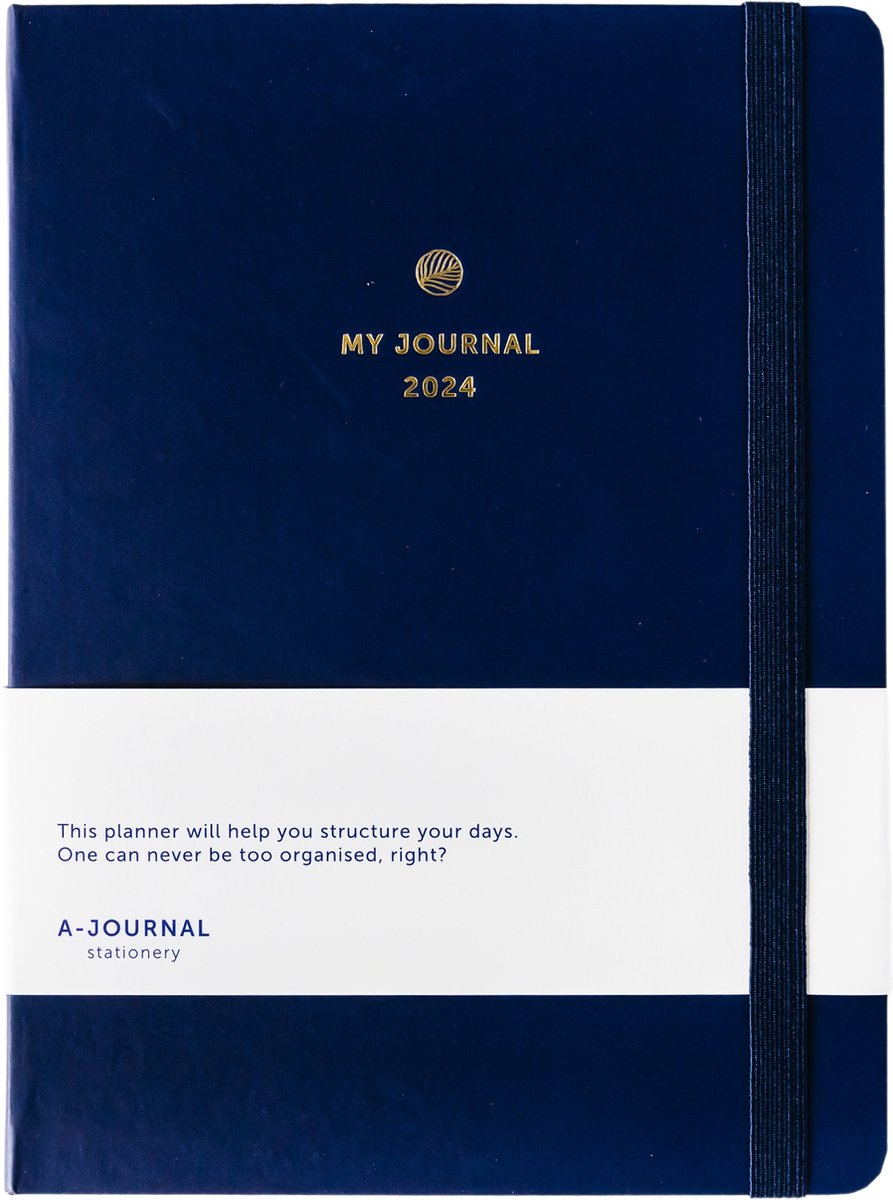 My Journal Agenda 2024 - Donkerblauw - A-Journal