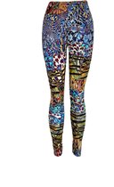 Modieuze Dames Legging | Print Legging | Jungle-Retro - S/M