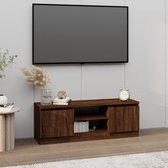 The Living Store Tv-kast Bruineiken - 102 x 30 x 36 cm - Deur
