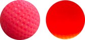 Balles de golf miniatures phosphorescentes - rose - 40mm - 12 pièces