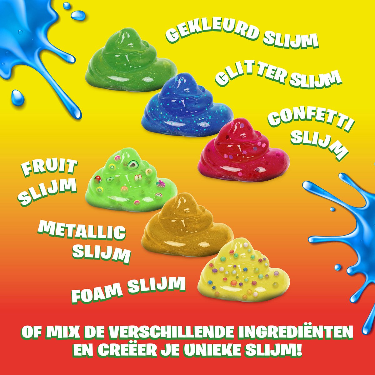 Slijm Maken Set 30pcs - DIY Slime Pakket voor Kinderen - Glitter Slijm - Metallic Slime - Slijm Activator - Cadeau Meisje 6 Jaar - Joya Creative — afbeelding 6