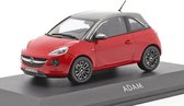 Opel Adam 2018 (Rood) (10 cm) 1/43 Autodealer Model {Modelauto - Schaalmodel - Miniatuurauto}