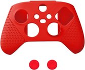 Dobe Silicone Hoes / Skin voor XBOX Series X - S Controller Rood