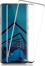 DrPhone 3D Screen Protector + Volledige dekking – 9H Gehard glass – Anti-kras - 3D Gebogen – Geschikt voor Oneplus 8