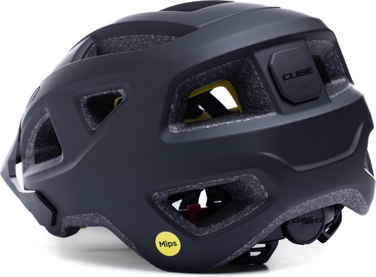CUBE Fietshelm Fleet - 57-62 cm - Allround-helm - MIPS - 14 Ventilatiegaten - SNAP 360 fit-systeem - X-Lock-montagesysteem - Verstelbaar - L - Zwart van CUBE — afbeelding 5