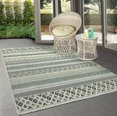 the carpet Machka - robuust buitentapijt, modern design, weerbestendig & UV-bestendig, voor balkon, terras en serre, ook geschikt voor keuken of eetkamer, palmboom, 060x110
