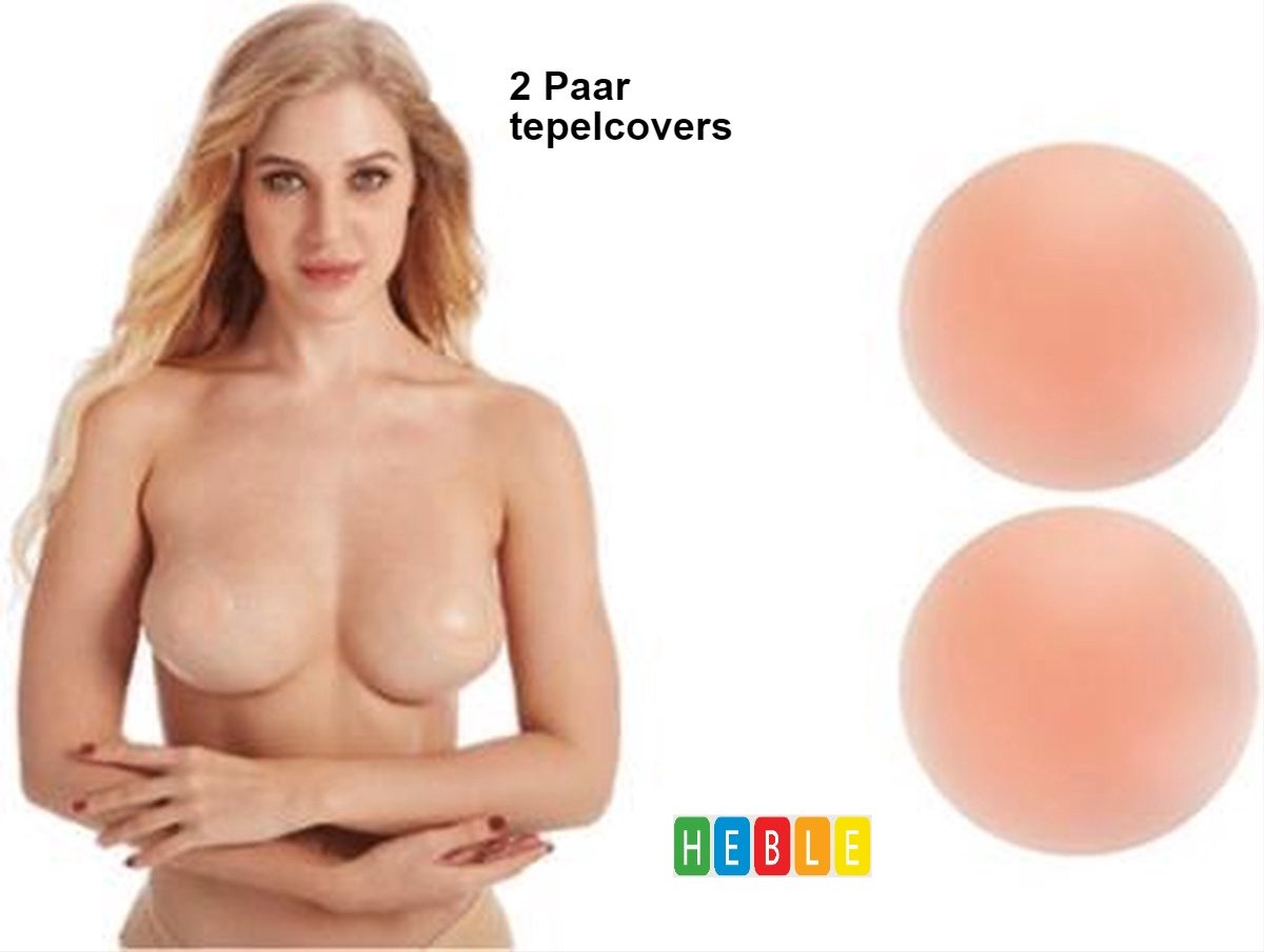 Goedkoopste 2 paar Bescherm je Tepels met Silicone Nipple Covers!~ van Heble®