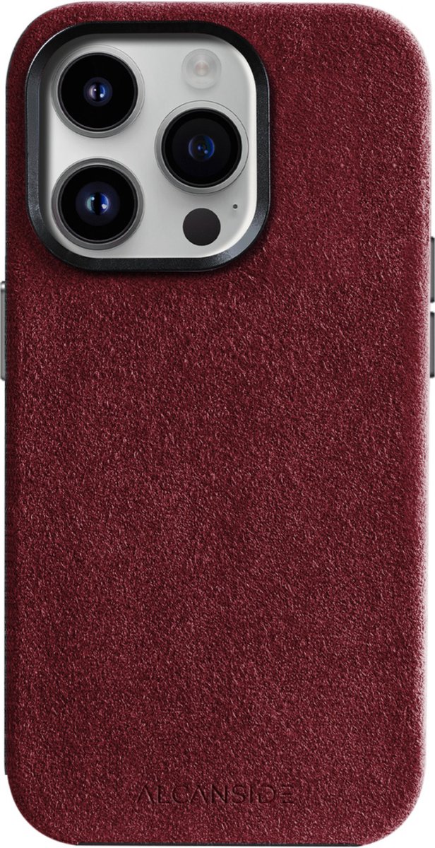 iPhone 15 Plus - Alcantara Case - Red