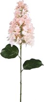 PTMD Fleur artificielle Hortensia - 44x26x86 cm - Plastique - Crème