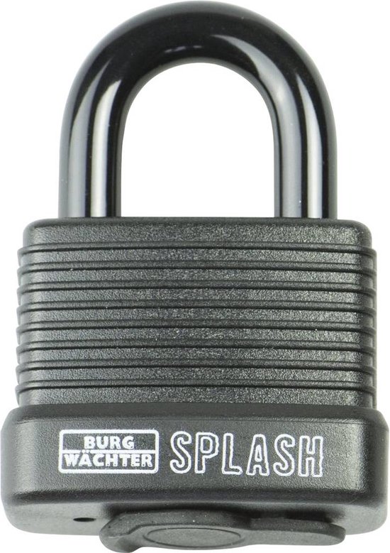 Burg Wächter Splash 470 45 Black SB Hangslot Zwart Sleutelslot