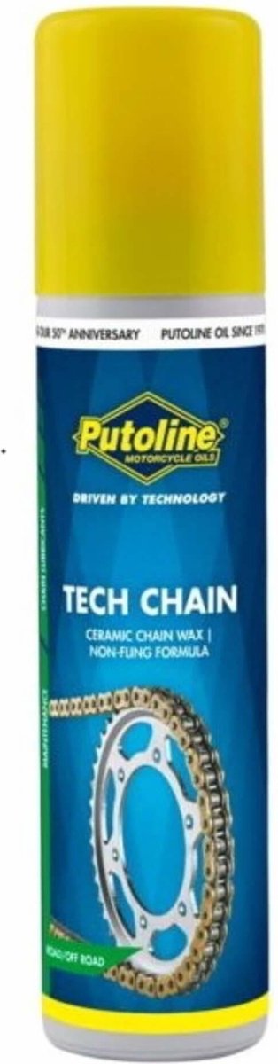 Putoline Ketting Spray - Corrosie & slijtage bescherming - Waterafstotend - Anti-schimmel - 75 ml