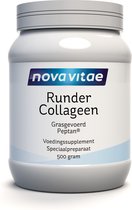 Nova Vitae - Runder Collageen - Rundercollageen - Hydrolysaat - PEPTAN® - 500 gram - Poeder