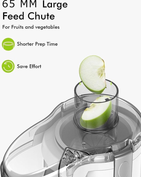 Apple Slow Juicer Kalt presse Haushalts rückstände Trennung Groß kaliber Voll au