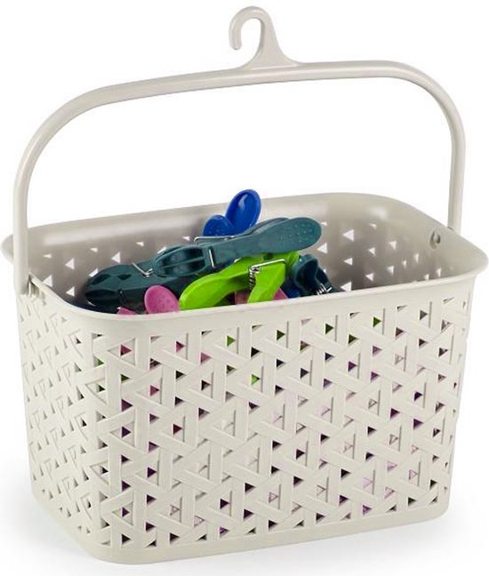 Théière Siléa Blanche Et Beige – Anse Bois – Modèle Bas – Comme Neuve