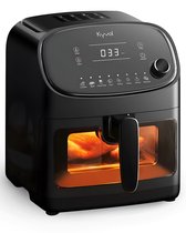 Kyvol AF60 Airfryer - Heteluchtfriteuse 8 standen | 1350 Watt | Groot volume | Bakken, Frituren of Airfryen | Airfryers