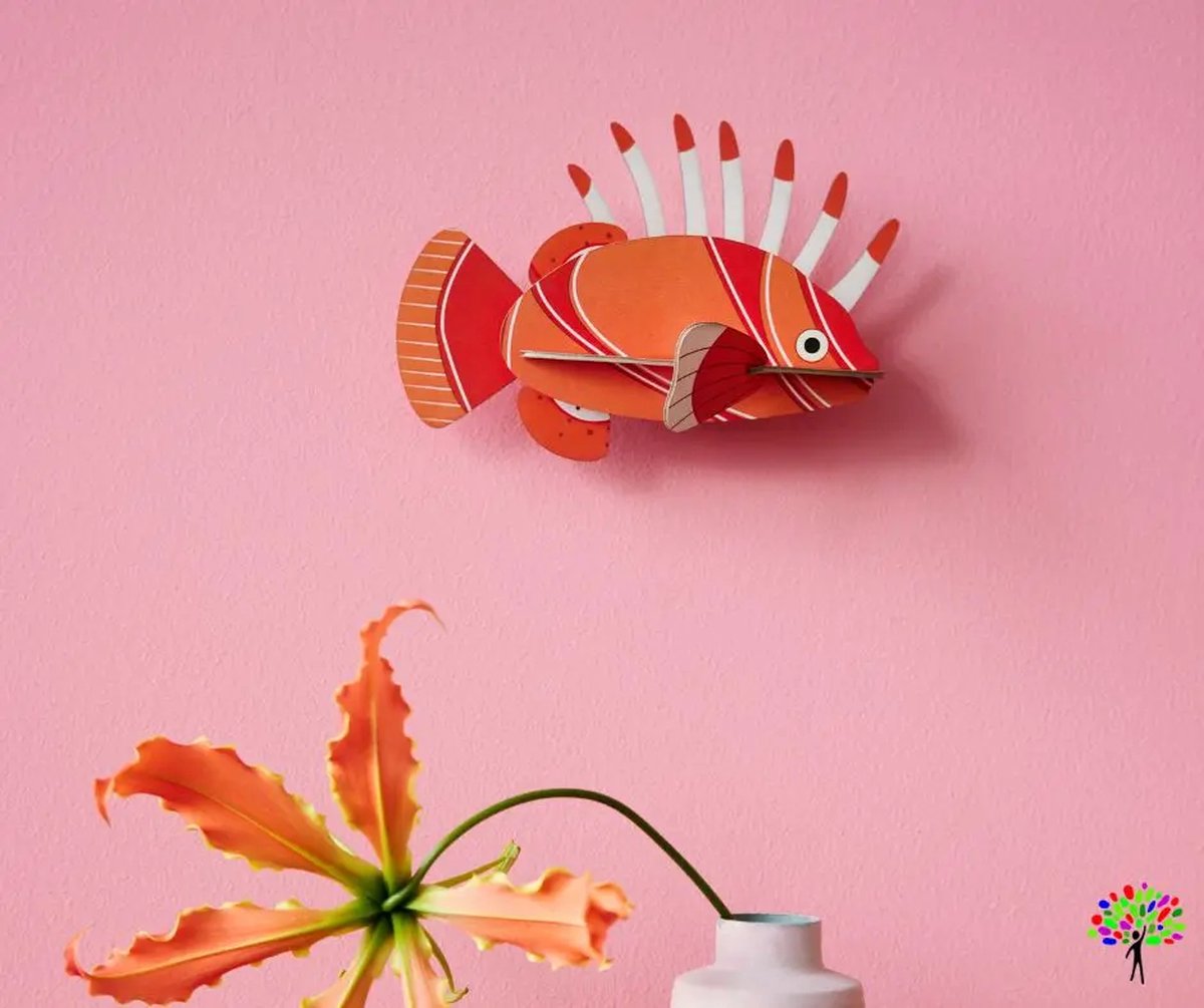 Studio Roof - Wanddecoratie - Lionfish - koraalduivel