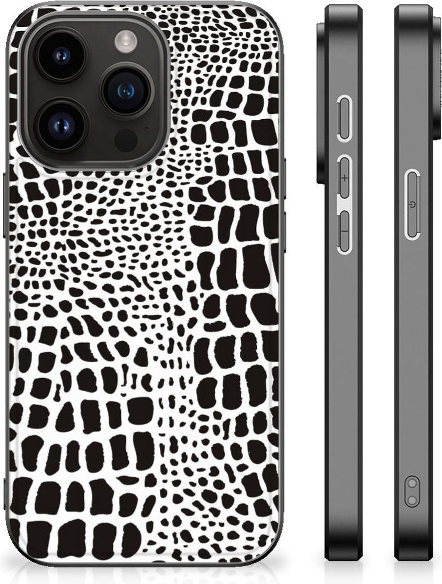 iPhone 15 Pro Dierenprint Telefoonhoesje Slangenprint