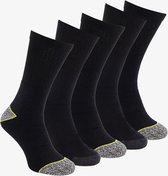 Apollo Worker Sokken Zwart Werksokken Heren 5-pack - Maat 43-46