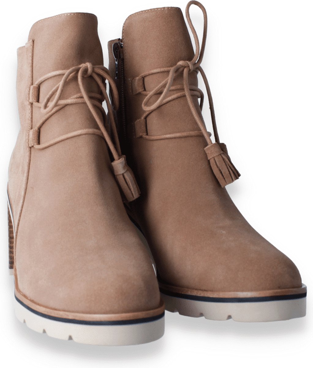 Crinkles Dames Bottine | Camel | Maat: 38