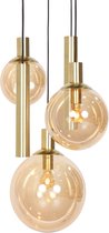 Steinhauer hanglamp Bollique - amberkleurig - metaal - 60 cm - GU10 fitting - 3801ME