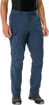 Pantalon Vaude Farley Zip Off V One Blauw 56 / Court Homme