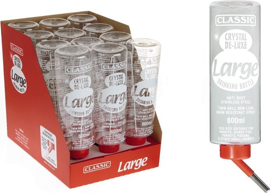 Classic Drinkfles - Plastic - Konijn - 600 ml