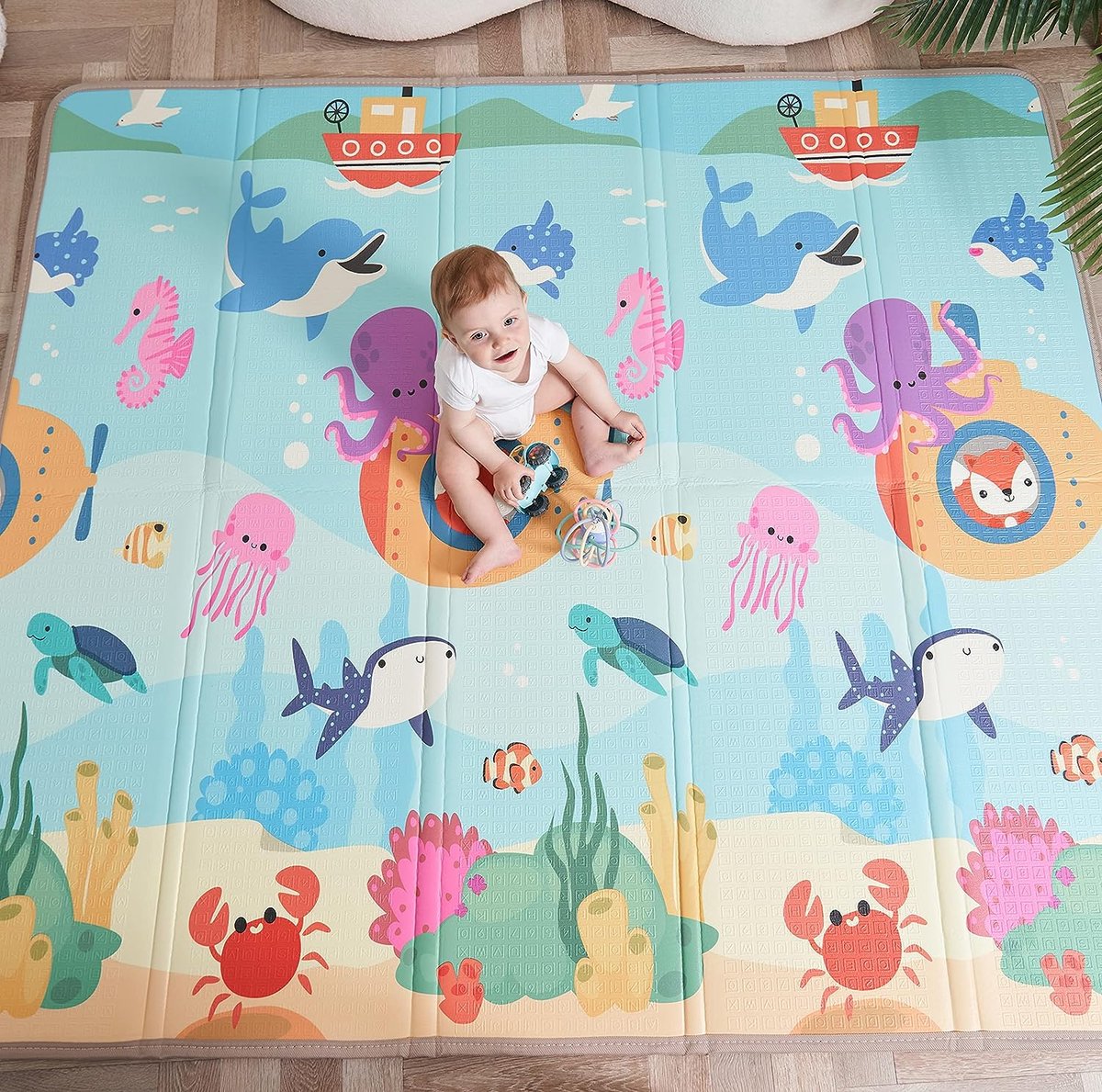 Puzzle Tapis Mousse Bébé, 36 Pièces, Tapis de Jeu très Résistant pour  Enfants, Animaux Motif