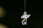 Mini ange porte-bonheur en cristaux Swarovski AB (Ange porte-bonheur, ange gardien, pendentif fenêtre, cristal de fenêtre)