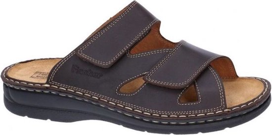 Fischer Heren Helge pantoffels, zwart, 46 EU, zwart, 46 EU