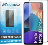 Mobigear - Screenprotector geschikt voor Xiaomi Redmi Note 12 Pro Plus Glazen | Mobigear Screenprotector - Case Friendly - Zwart