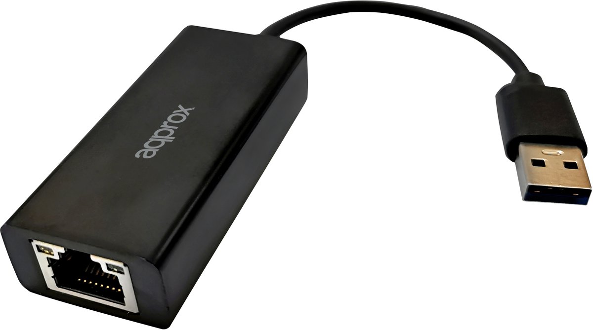 Ethernet to USB adapter 2.0 approx! APPC07V3 10/100 Black