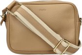 DSTRCT Kleine Crossbodytas / Schoudertas Dames - Leer - Floater Field - Taupe