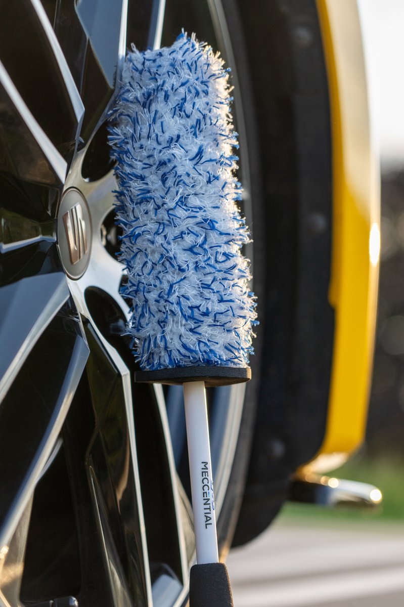 Meccential Perfect Wheel Brush - Wheel Woolie - auto wassen - motor wassen - microvezel - velgen