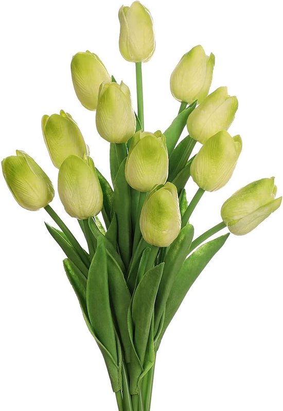 Real touch tulpen - Wit | Woondecoratie & Groendecoratie | Glorious Home
