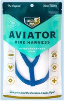 Aviator - Harnais pour oiseaux - xs/extra small bleu
