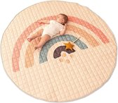 couverture d'éveil pour bébé, 150 cm, très épaisse de 1,5 cm et tapis d'éveil doux au beau design unisexe, tapis de jeu pour bébé avec fond antidérapant pour ramper et jouer