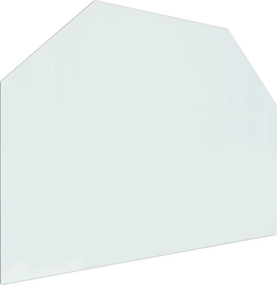 vidaXL-Glasplaat-openhaard-zeshoekig-80x60-cm