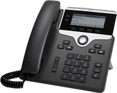 Cisco UP Phone 7821 - Vaste telefoon - Antwoordapparaat - Zilver/Zwart