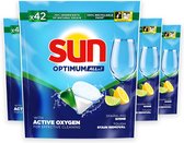 Sun Optimum Lemon - Tablettes pour lave-vaisselle - Pack économique - 4 x 42 tablettes
