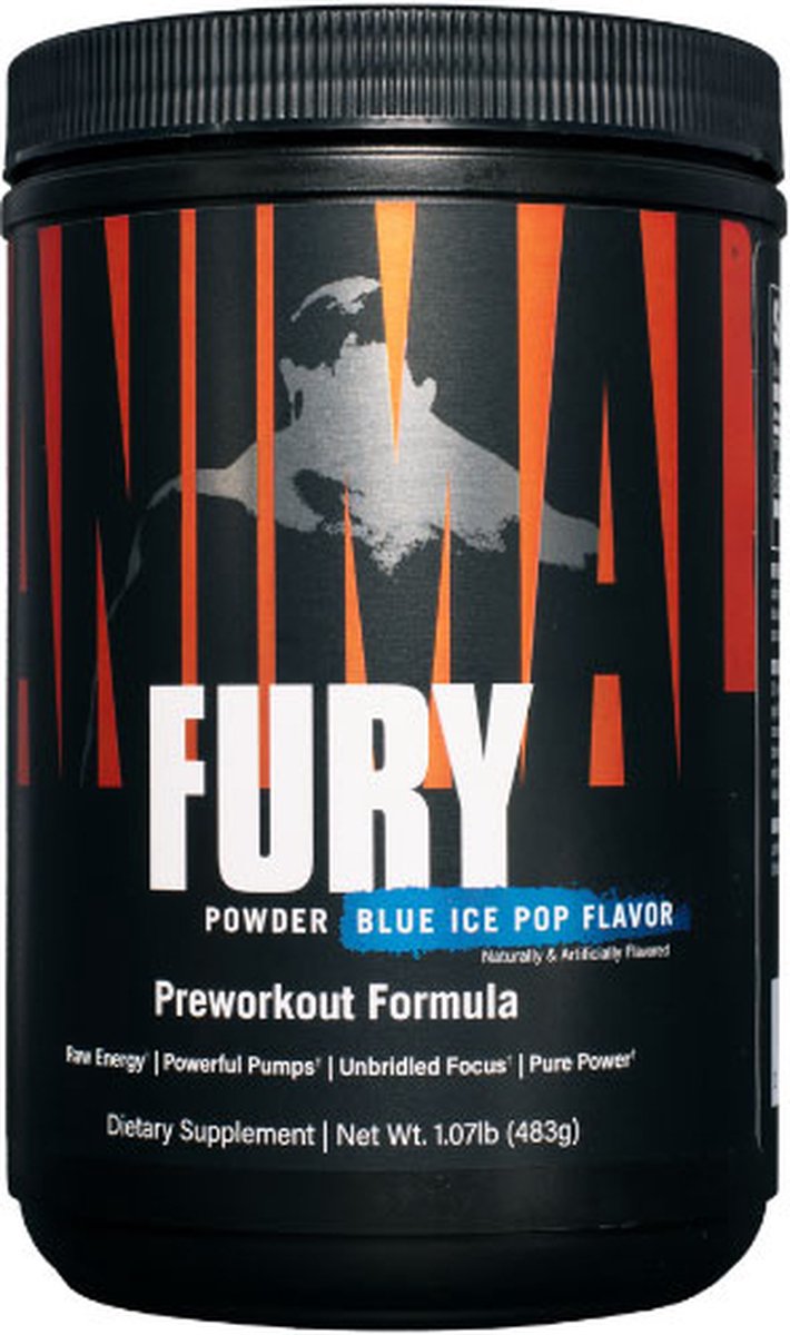 Goedkoopste Animal Fury 30servings Blue Ice Pop