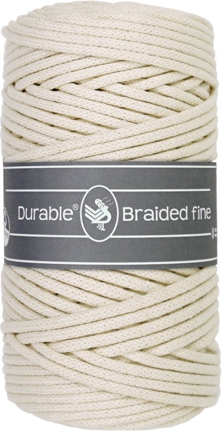 Durable Braided 3 mm 100 mtr 326 Ivory
