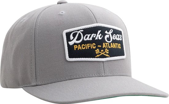 Dark Seas Cap - Kalamath Hat - Grijs - One Size - Snapback Cap - Pet Heren - Petten