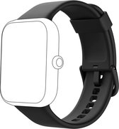 Smartwatch-Trends S207 mini – Vervanging Horlogeband – Siliconen bandje - 40mm - Zwart - Small