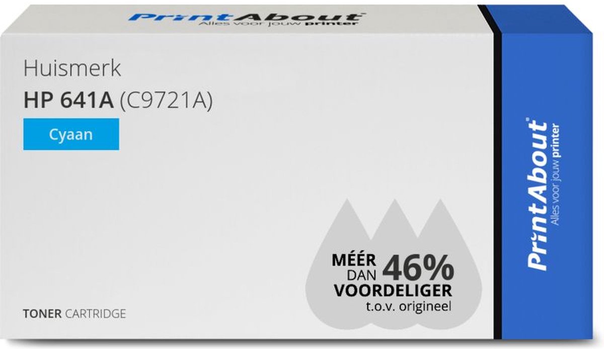 PrintAbout HP 641A (C9721A) toner cyaan