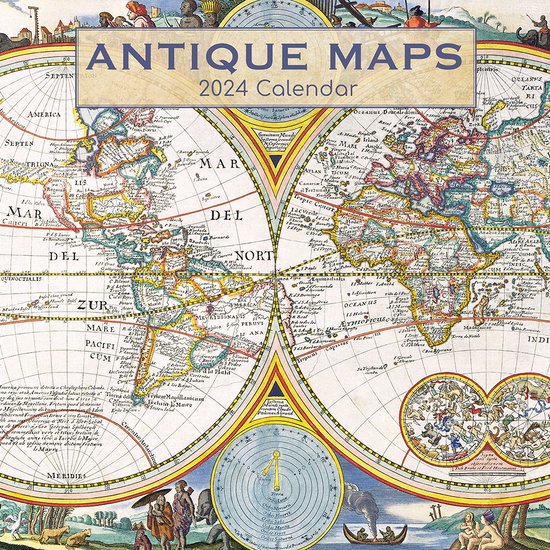 Antique Maps Kalender 2024 bol