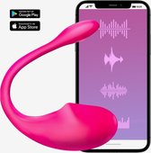 Draagbaar vibratie ei - Vibrerend - Via app te bedienen - Seks toys voor vrouwen - Seks toys voor mannen - Roze - Siliconen