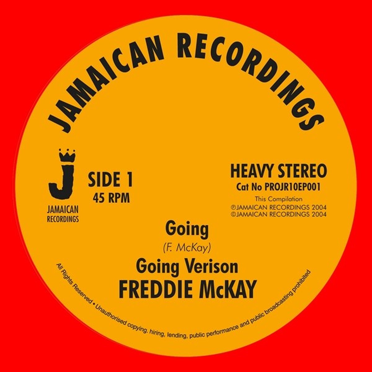 Freddie McKay & Ronnie Davis - Going/Tonight (10" LP)